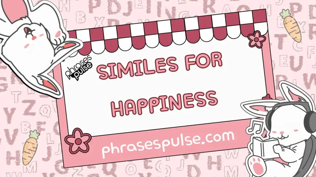 similes for happines