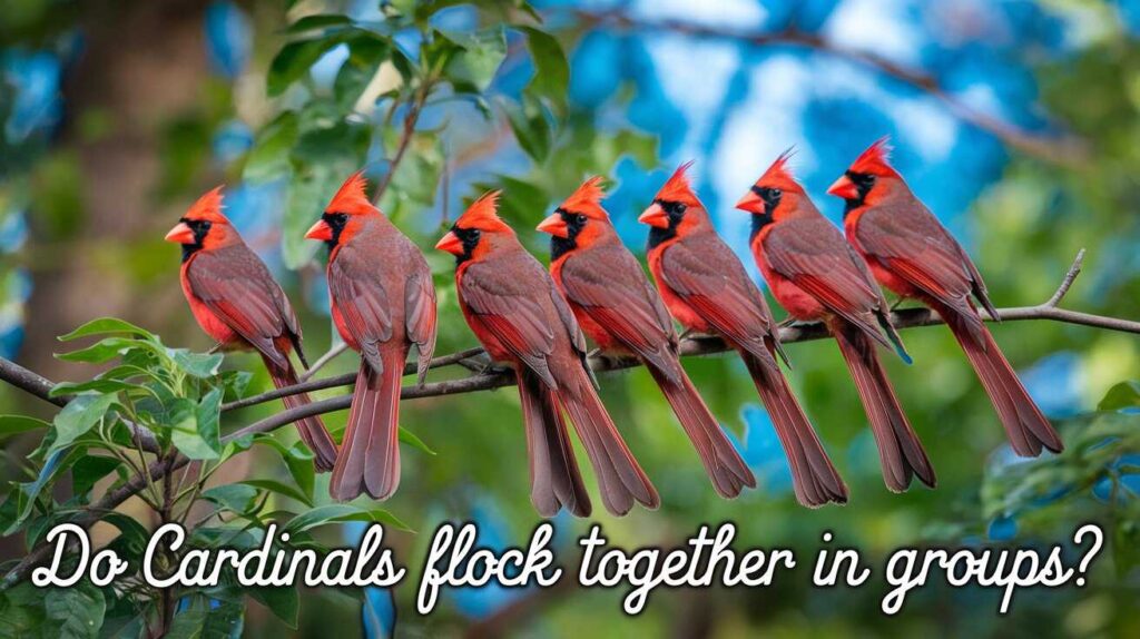 do-cardinals-flock-together-in- groups?