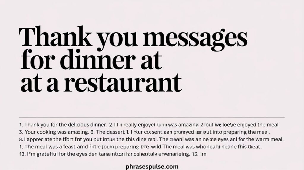 thankyou- messages- for- dinner- at-a-restaurant