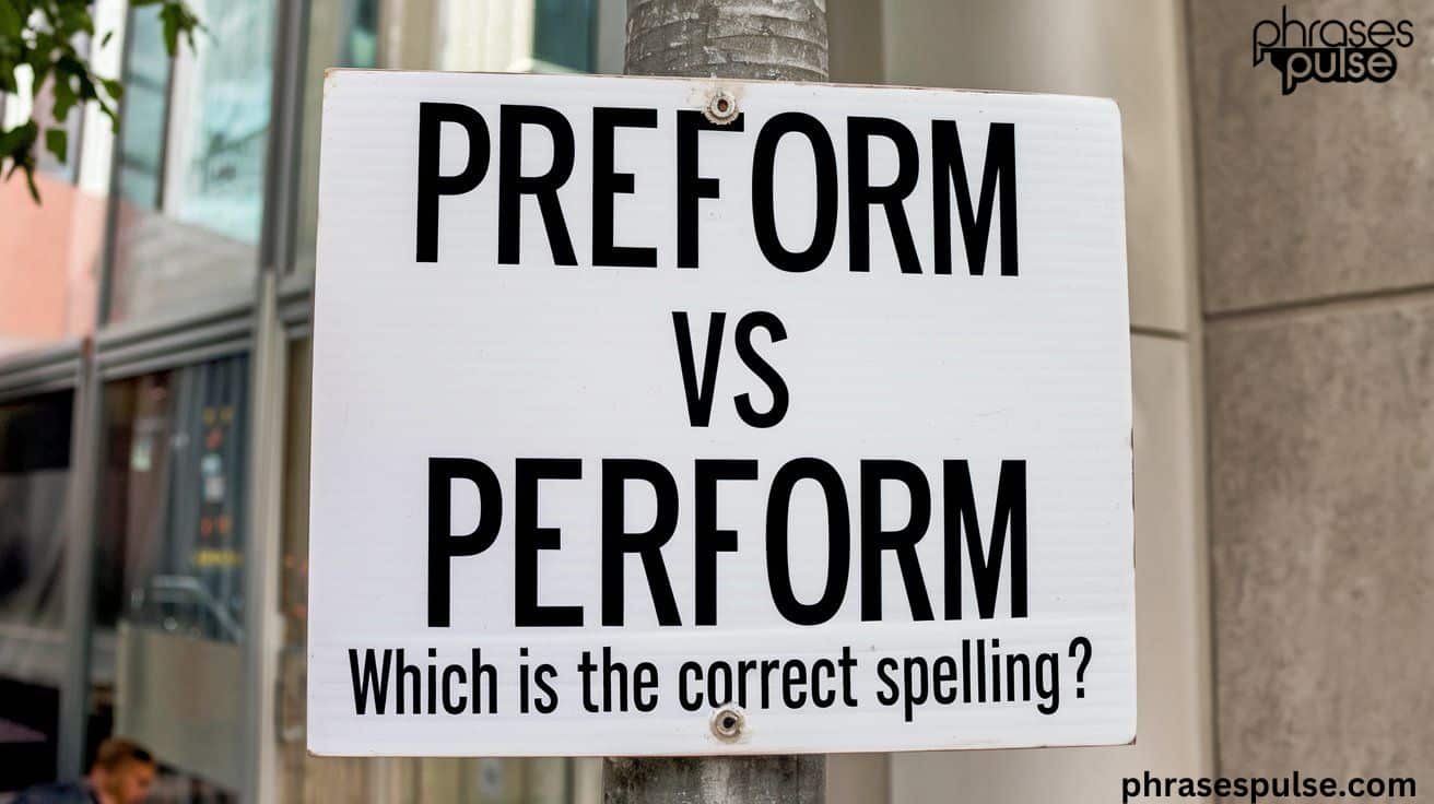 preform vs perform