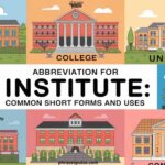 abbreviation for institute