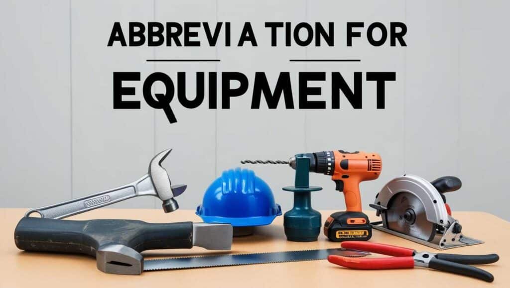 abbreviation-for-equipment