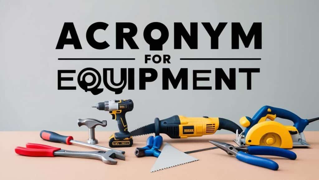 acronym-for-equipment