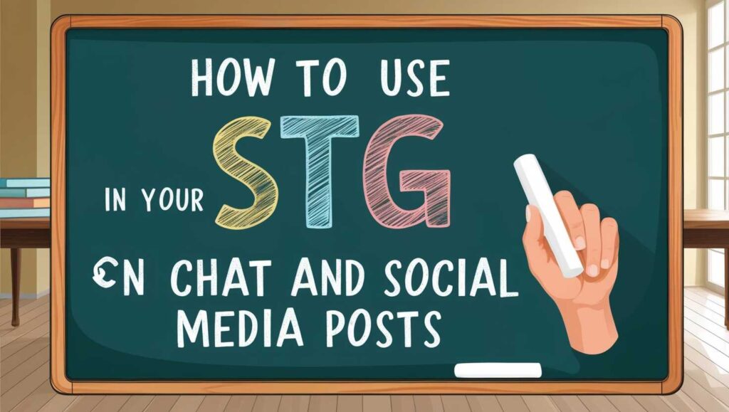 how-to-use-sTG-in-your-chat-and- social-media-posts