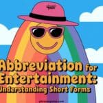 abbreviation for entertainment