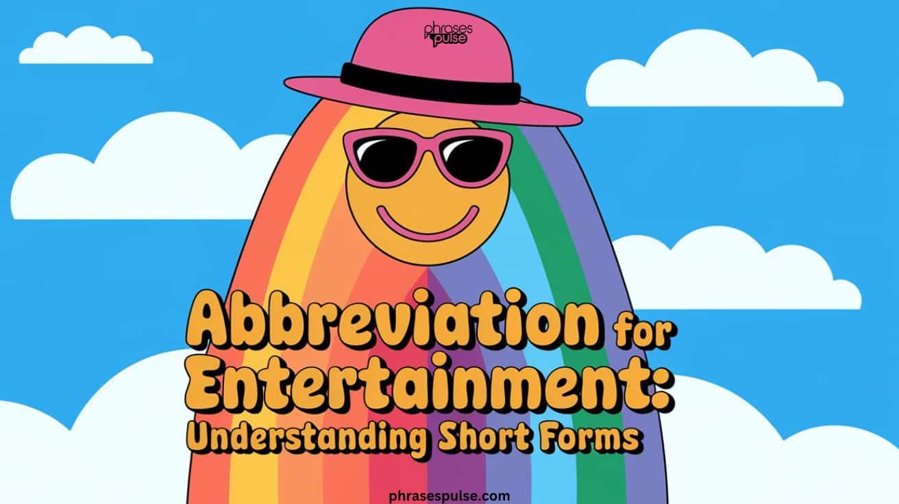 abbreviation for entertainment