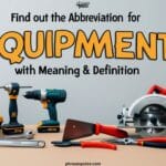 abbreviation for equipment