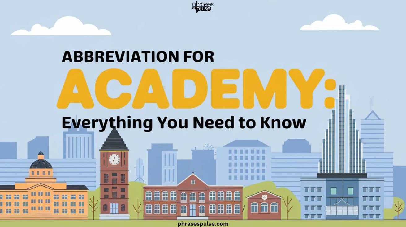 abbreviation for academy