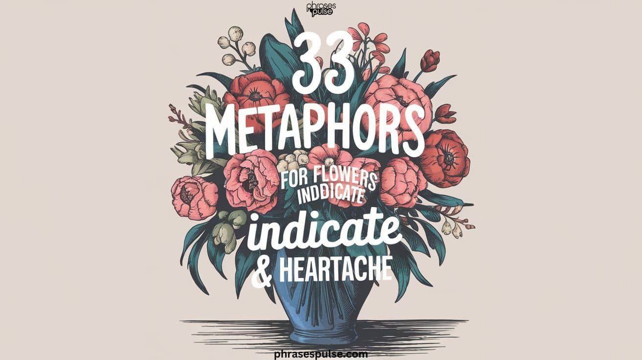 metaphors for flowers